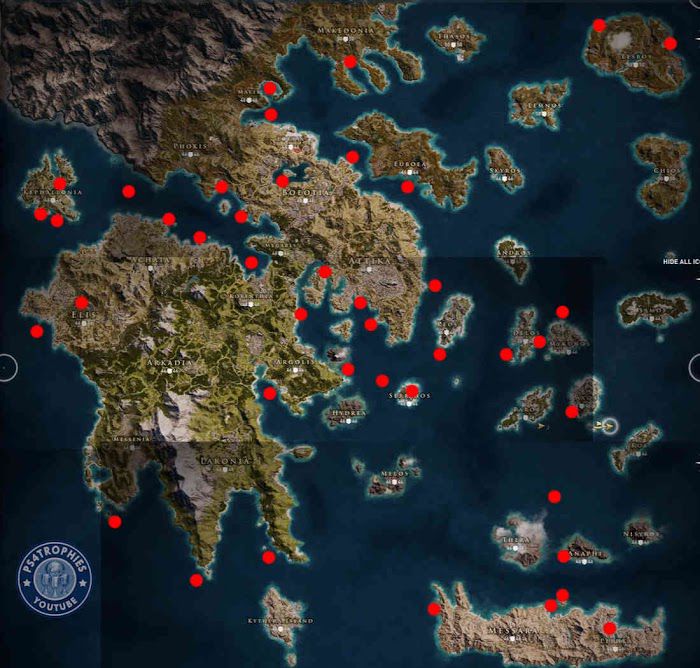 刺客教條 奧德賽 (Assassin's Creed Odyssey) 全獎盃達成攻略