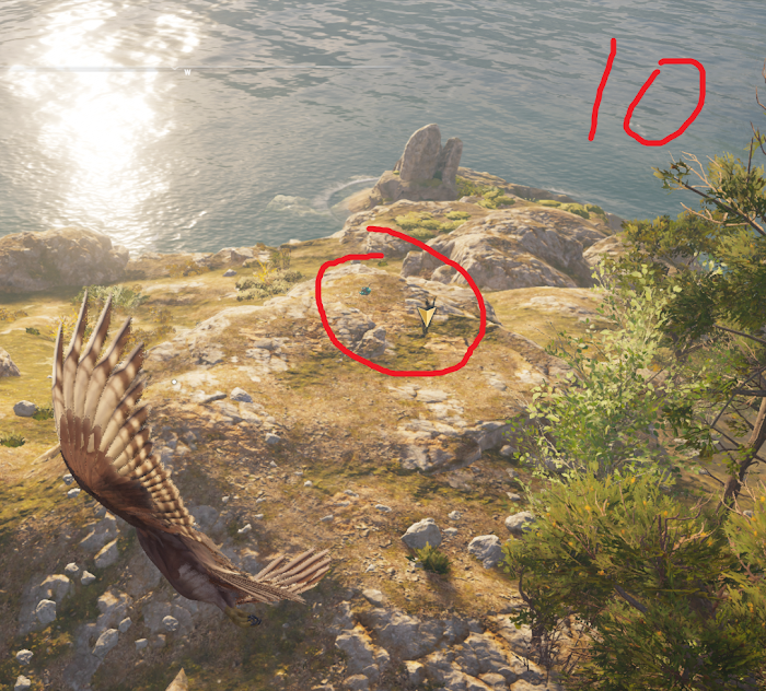 刺客教條 奧德賽 (Assassin's Creed Odyssey) 新手村奧利哈鋼地圖位置