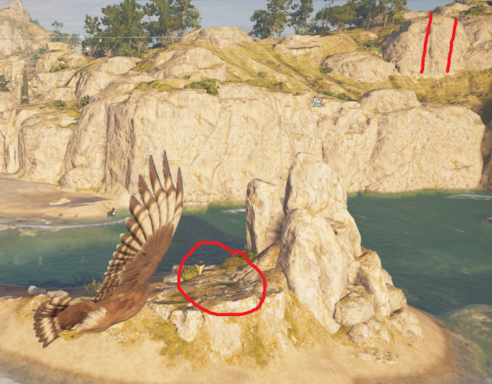 刺客教條 奧德賽 (Assassin's Creed Odyssey) 新手村奧利哈鋼地圖位置