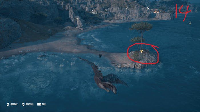 刺客教條 奧德賽 (Assassin's Creed Odyssey) 新手村奧利哈鋼地圖位置