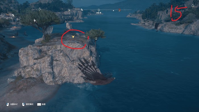 刺客教條 奧德賽 (Assassin's Creed Odyssey) 新手村奧利哈鋼地圖位置