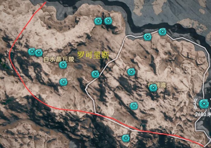 刺客教條 奧德賽 Assassin''s Creed Odyssey 奧利哈剛取得位置分享