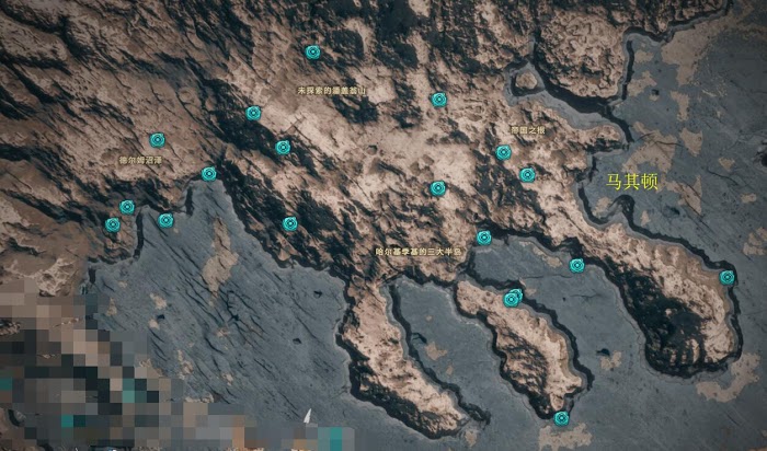 刺客教條 奧德賽 Assassin''s Creed Odyssey 奧利哈剛取得位置分享