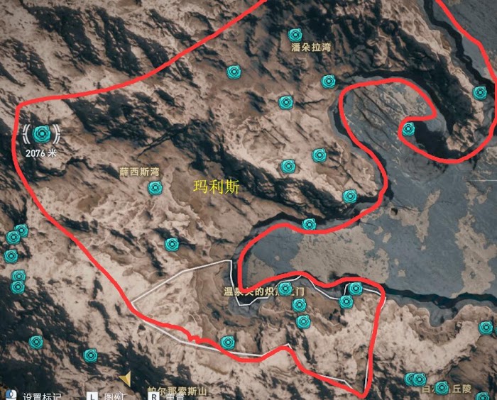 刺客教條 奧德賽 Assassin''s Creed Odyssey 奧利哈剛取得位置分享