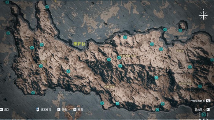 刺客教條 奧德賽 Assassin''s Creed Odyssey 奧利哈剛取得位置分享