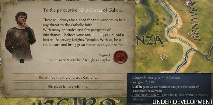 十字軍之王3 (Crusader Kings 3) 騎士團機制與玩法介紹