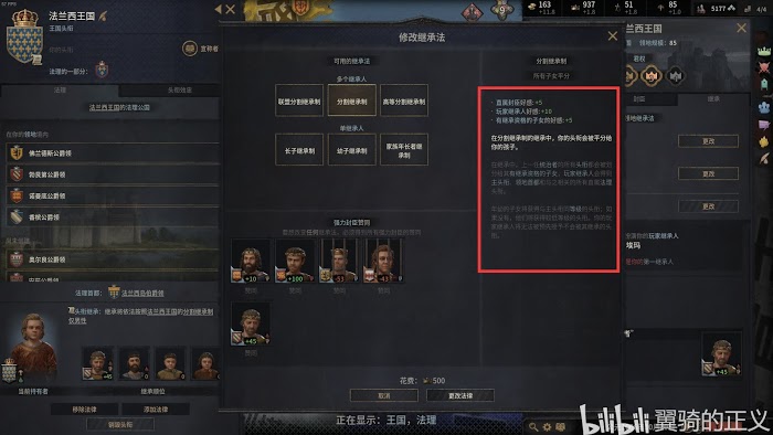 十字軍之王3 (Crusader Kings 3) 各繼承法區別與解鎖條件介紹