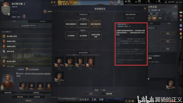 十字軍之王3 (Crusader Kings 3) 各繼承法區別與解鎖條件介紹