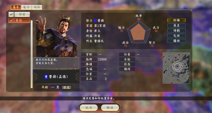 三國志14 (Sangokushi 14) 主要角色人物關係說明