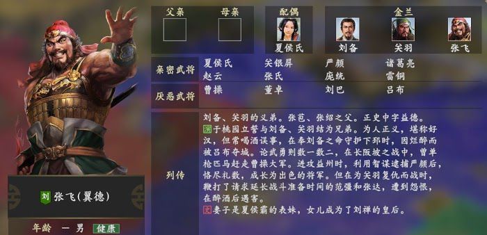 三國志14 (Sangokushi 14) 主要角色人物關係說明