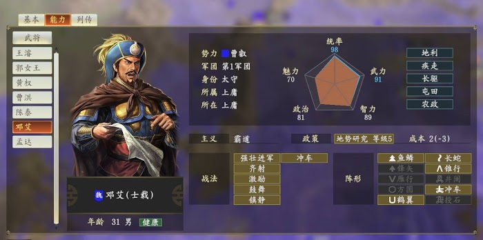 三國志14 (Sangokushi 14) 據點混亂流低損攻城戰法分享