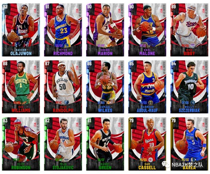 NBA 2K21 TIP-OFF卡包球員卡介紹