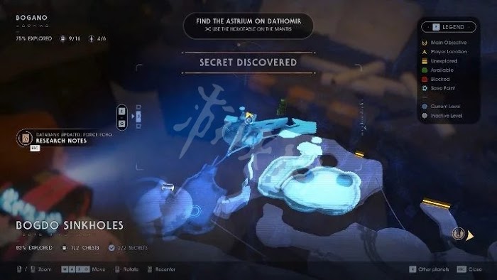 星際大戰 絕地 組織殞落 博加諾星全寶箱位置分享