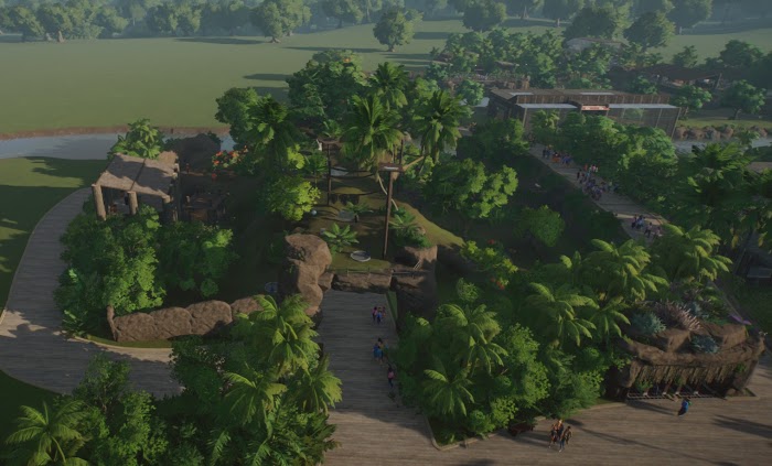 動物園之星 (Planet Zoo) 品牌模式原始森林動物園經營與佈局攻略