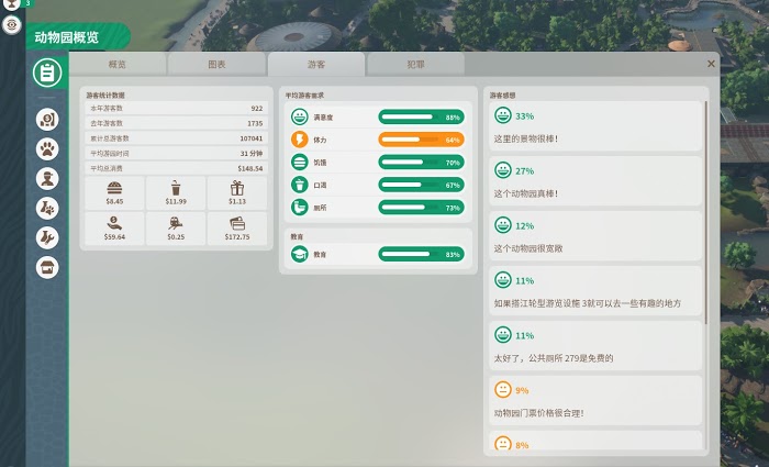 動物園之星 (Planet Zoo) 品牌模式原始森林動物園經營與佈局攻略
