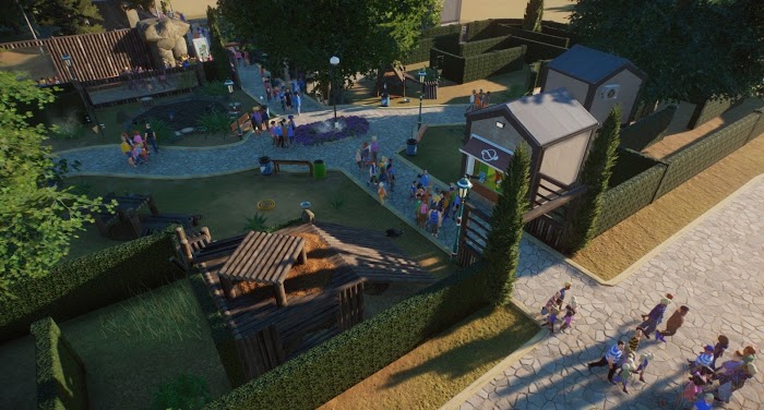 動物園之星 (Planet Zoo) 部分動物園區全景觀展示