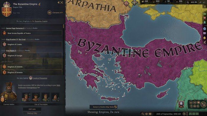 十字軍之王3 (Crusader Kings 3) 繼承人只分封不分裂教學