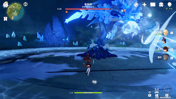 原神 (Genshin Impact) 急凍樹BOSS打法教學