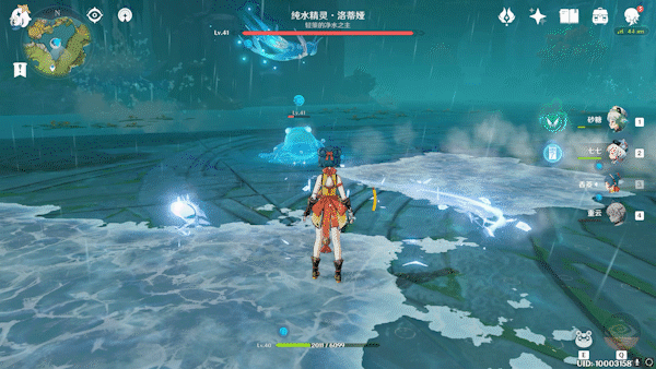 原神 (Genshin Impact) 純水精靈技能分析與打法心得