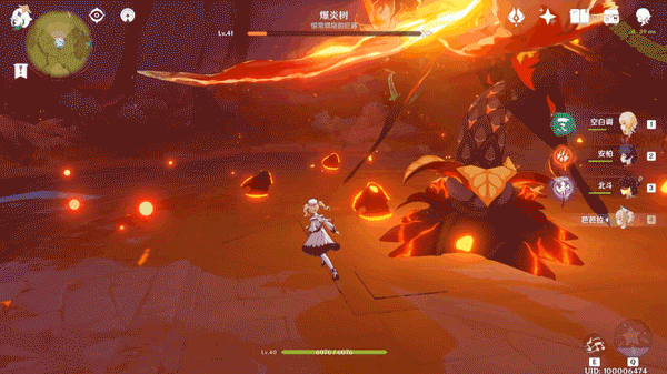 原神 (Genshin Impact) 爆炎樹BOSS技能解析與打法