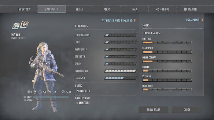 荒野遊俠3 (Wasteland 3) 開局加點推薦與對話選擇