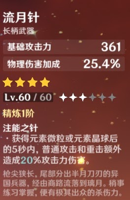 原神 (Genshin Impact) 香菱武器傷害對比與選擇推薦
