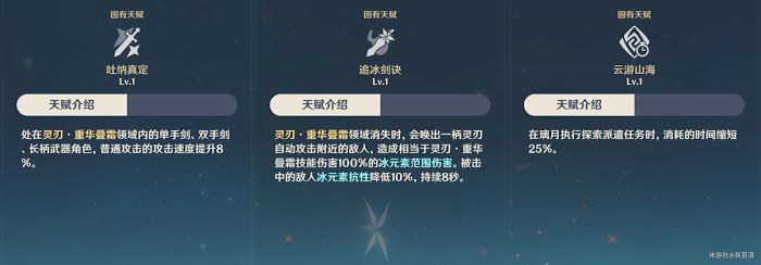 原神 (Genshin Impact) 重雲角色玩法分析與裝備、隊伍搭配