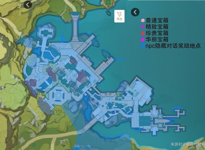 原神 (Genshin Impact) 璃月城內寶箱與隱藏對話地點分享