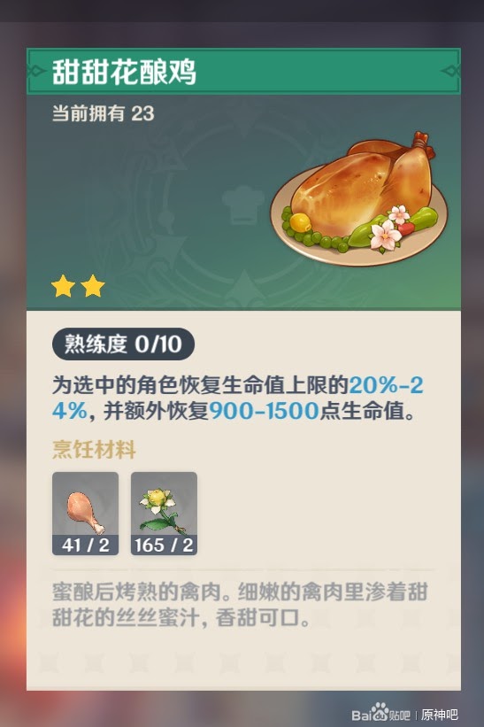 原神 (Genshin Impact) 料理製作推薦與食材收集方法