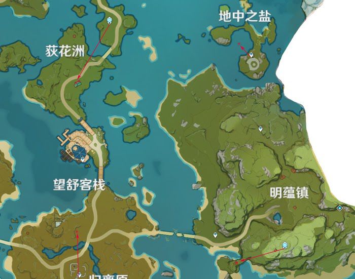 原神 (Genshin Impact) 聖遺物收集路線分享