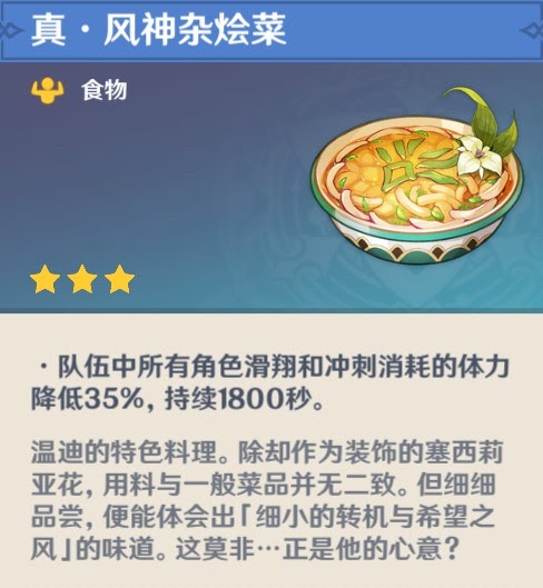 原神 (Genshin Impact) 全特殊料理介紹與製作方式分享