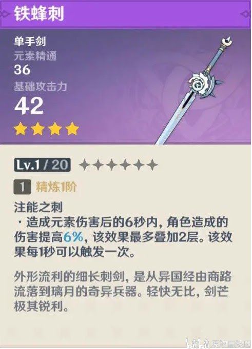 原神 (Genshin Impact) 武器原胚鍛造推薦