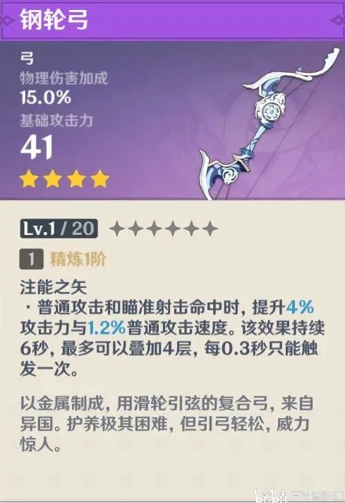 原神 (Genshin Impact) 武器原胚鍛造推薦