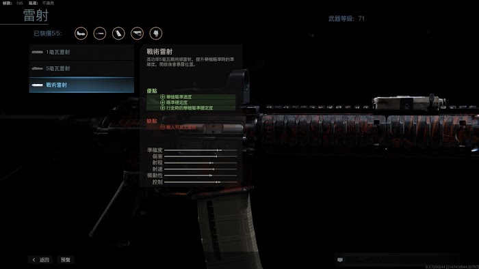 決勝時刻 現代戰爭 滿級M4A1全配件分享