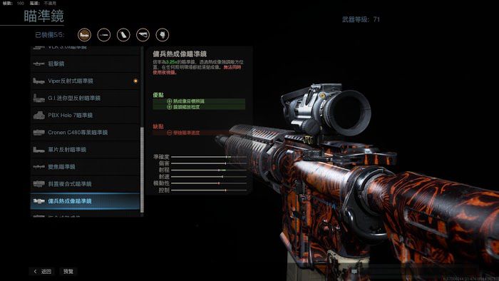 決勝時刻 現代戰爭 滿級M4A1全配件分享