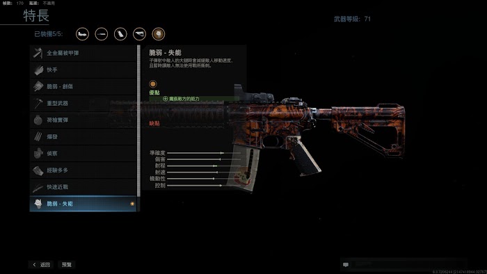 決勝時刻 現代戰爭 滿級M4A1全配件分享