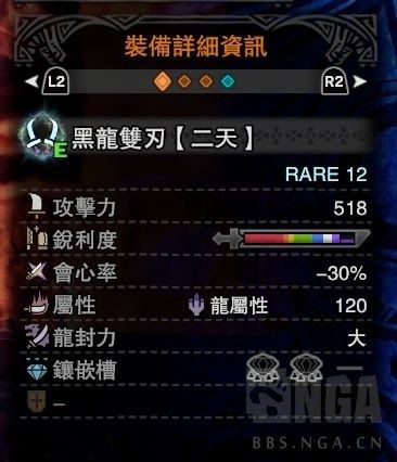 魔物獵人 世界 Iceborne 黑龍肉質、武器裝備資料整理