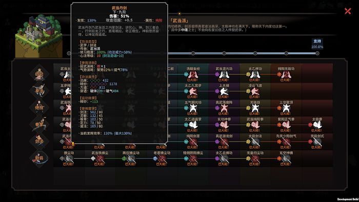 太吾繪卷 (The Scroll Of Taiwu) 武當派全武功屬性效果分享