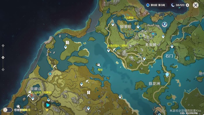 原神 (Genshin Impact) 刷獸肉路線圖分享