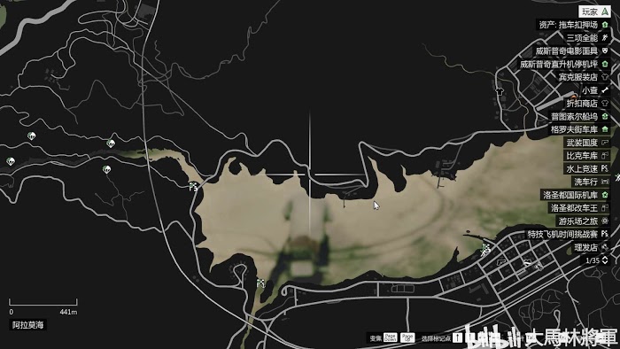 俠盜獵車手5 (GTA 5) 飛車特技解鎖點位置標記