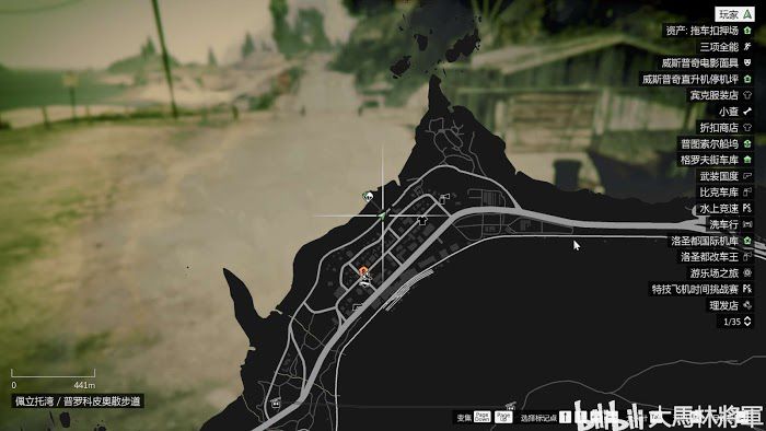 俠盜獵車手5 (GTA 5) 飛車特技解鎖點位置標記