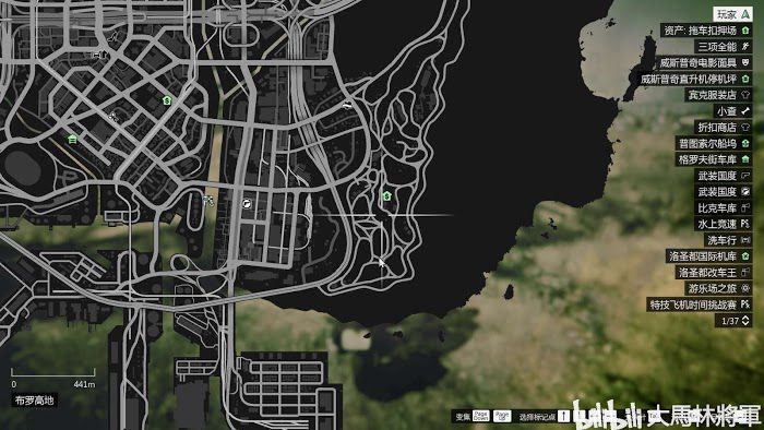 俠盜獵車手5 (GTA 5) 飛車特技解鎖點位置標記