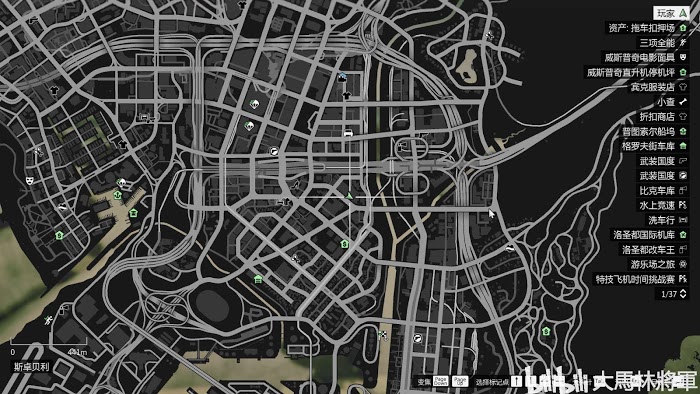 俠盜獵車手5 (GTA 5) 飛車特技解鎖點位置標記