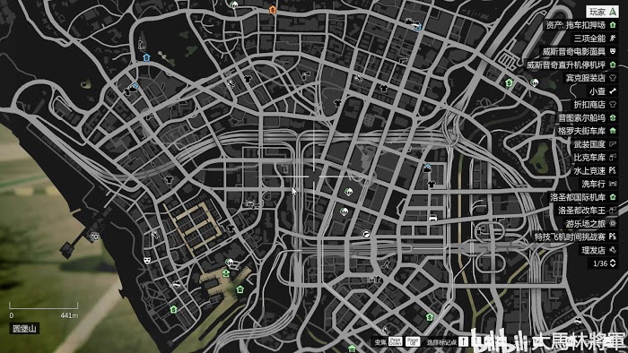 俠盜獵車手5 (GTA 5) 飛車特技解鎖點位置標記