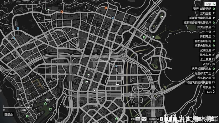 俠盜獵車手5 (GTA 5) 飛車特技解鎖點位置標記