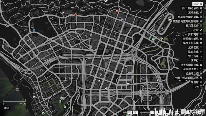 俠盜獵車手5 (GTA 5) 飛車特技解鎖點位置標記