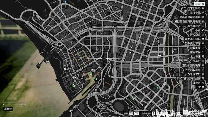 俠盜獵車手5 (GTA 5) 飛車特技解鎖點位置標記
