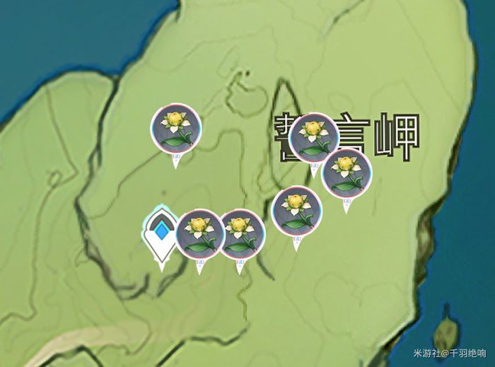 原神 (Genshin Impact) 蒙德區域甜甜花採集攻略