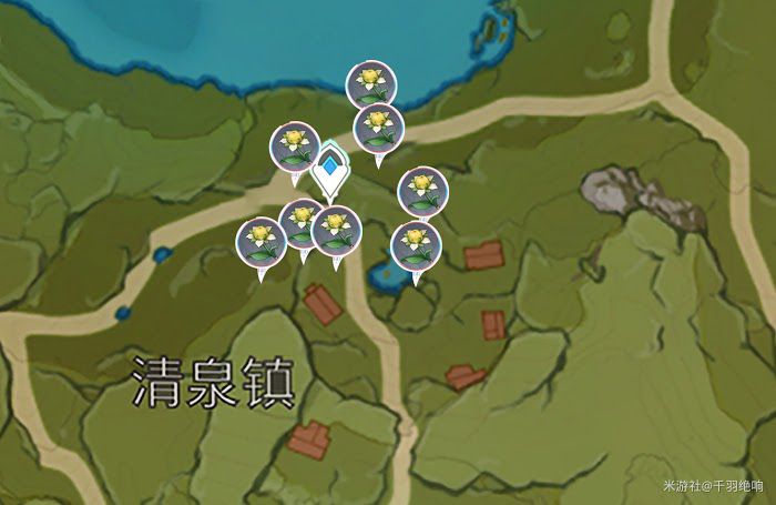 原神 (Genshin Impact) 蒙德區域甜甜花採集攻略