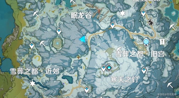 原神 (Genshin Impact) 雪葬之都舊宮解謎與古碑位置